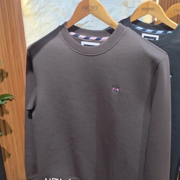 Sweat gris souris — Logo brodé