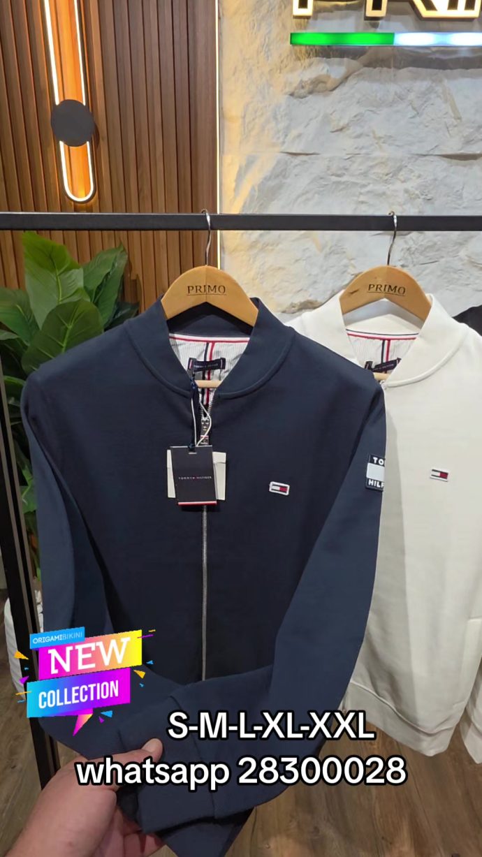 Veste zippée Tommy Hilfiger — Bleu marine